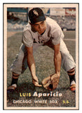 1957 Topps Baseball #007 Luis Aparicio White Sox EX+/EX-MT 524991