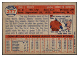 1957 Topps Baseball #277 Johnny Podres Dodgers EX+/EX-MT 524993