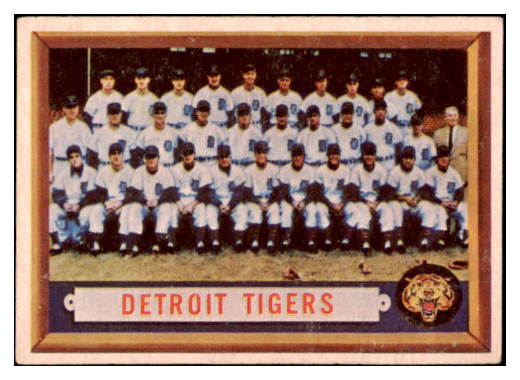 1957 Topps Baseball #198 Detroit Tigers Team VG-EX 524994