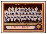 1957 Topps Baseball #198 Detroit Tigers Team VG-EX 524994