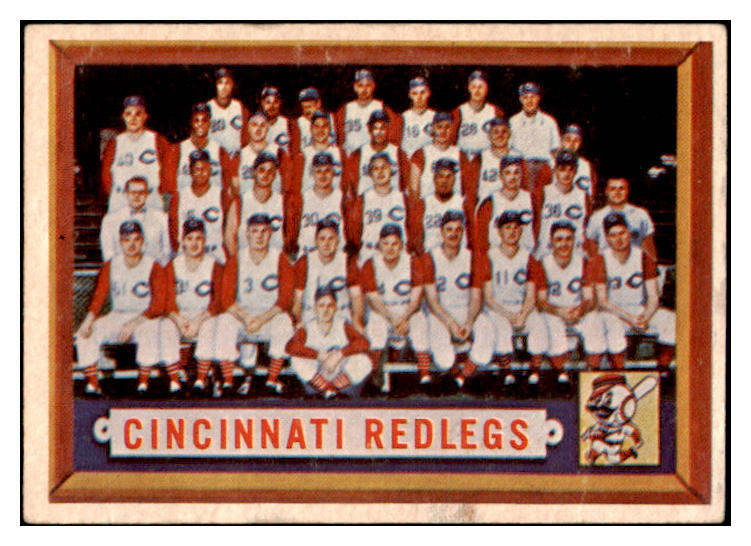 1957 Topps Baseball #322 Cincinnati Reds Team VG-EX 524996