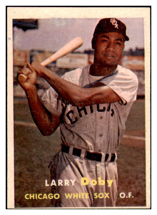1957 Topps Baseball #085 Larry Doby White Sox VG-EX 525005