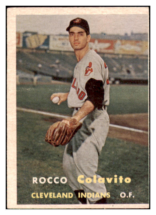 1957 Topps Baseball #212 Rocky Colavito Indians VG-EX 525008