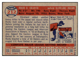 1957 Topps Baseball #212 Rocky Colavito Indians VG-EX 525008