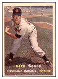1957 Topps Baseball #050 Herb Score Indians EX 525011