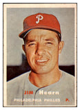 1957 Topps Baseball #348 Jim Hearn Phillies VG-EX 525015