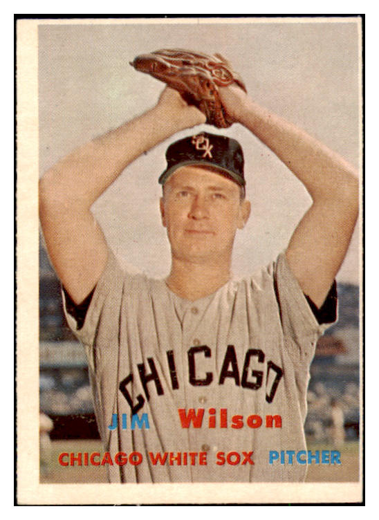 1957 Topps Baseball #330 Jim Wilson White Sox VG-EX 525020