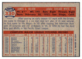 1957 Topps Baseball #330 Jim Wilson White Sox VG-EX 525020