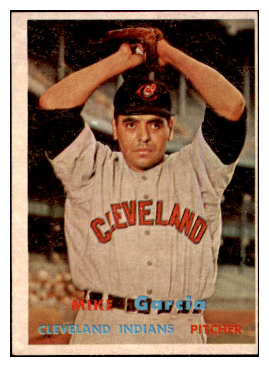 1957 Topps Baseball #300 Mike Garcia Indians VG-EX 525025