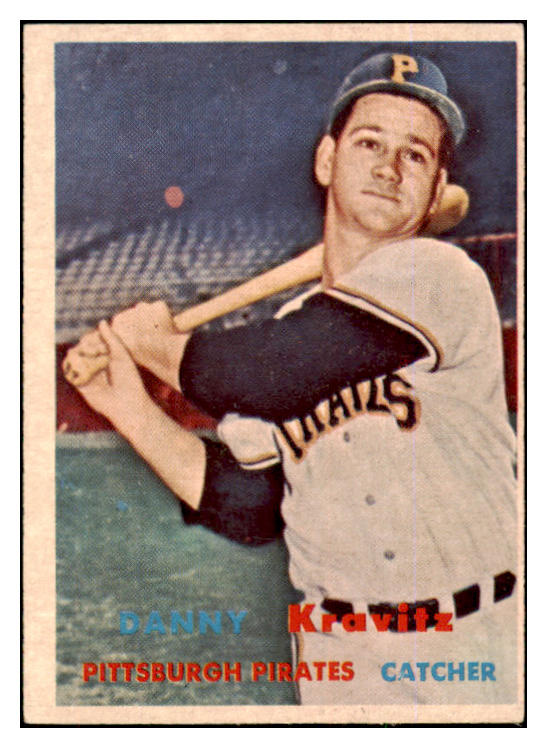 1957 Topps Baseball #267 Danny Kravitz Pirates VG-EX 525031