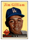 1958 Topps Baseball #215 Jim Gilliam Dodgers VG-EX 525039