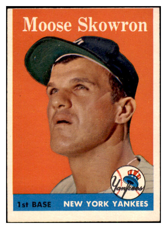 1958 Topps Baseball #240 Bill Skowron Yankees VG-EX 525049