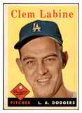 1958 Topps Baseball #305 Clem Labine Dodgers VG-EX 525053