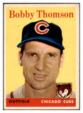 1958 Topps Baseball #430 Bobby Thomson Cubs VG-EX 525069