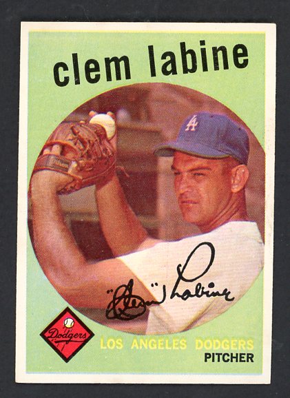 1959 Topps Baseball #403 Clem Labine Dodgers VG-EX 525072