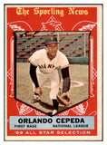 1959 Topps Baseball #553 Orlando Cepeda A.S. Giants VG-EX 525073