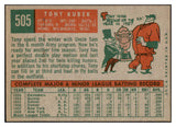 1959 Topps Baseball #505 Tony Kubek Yankees EX+/EX-MT 525081