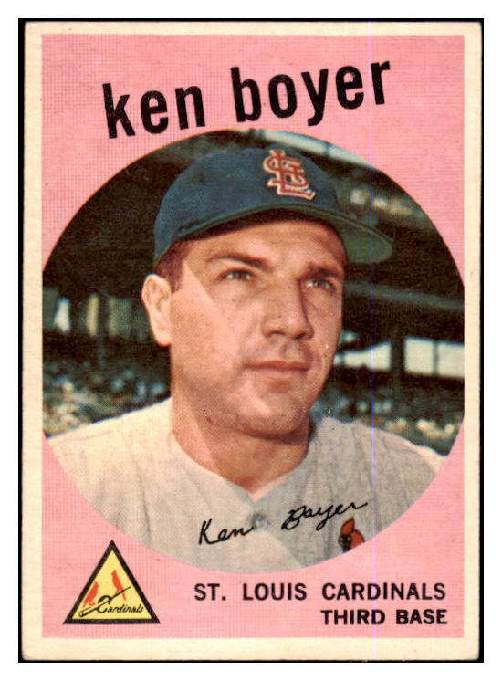 1959 Topps Baseball #325 Ken Boyer Cardinals VG-EX 525082