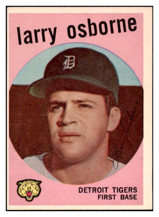 1959 Topps Baseball #524 Larry Osborne Tigers EX 525090