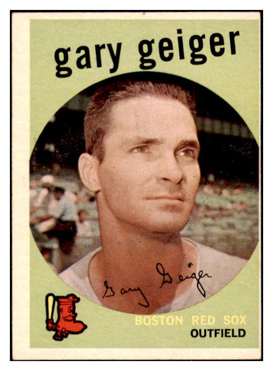 1959 Topps Baseball #521 Gary Geiger Red Sox EX 525093