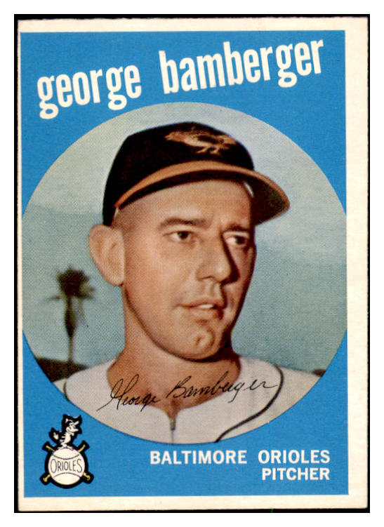 1959 Topps Baseball #529 George Bamberger Orioles EX 525097