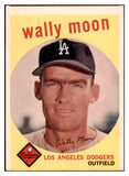 1959 Topps Baseball #530 Wally Moon Dodgers EX 525098