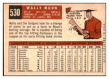 1959 Topps Baseball #530 Wally Moon Dodgers EX 525098