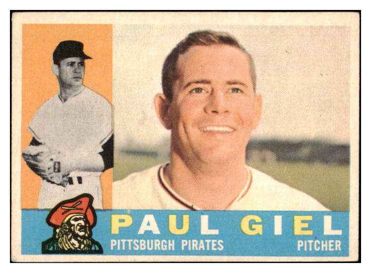 1960 Topps Baseball #526 Paul Giel Pirates VG-EX 525100