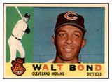 1960 Topps Baseball #552 Walt Bond Indians VG-EX 525101