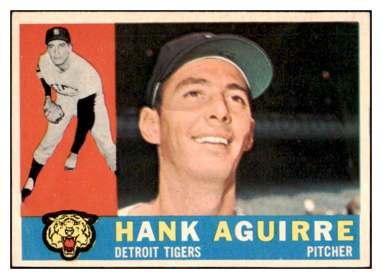 1960 Topps Baseball #54 Hank Aguirre Tigers VG-EX 525103