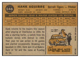 1960 Topps Baseball #54 Hank Aguirre Tigers VG-EX 525103