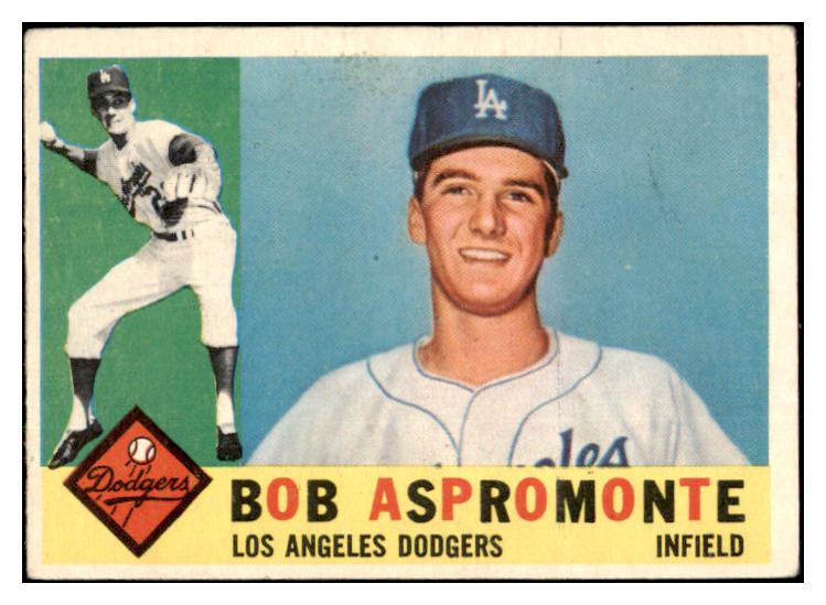 1960 Topps Baseball #547 Bob Aspromonte Dodgers VG-EX 525104