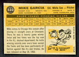 1960 Topps Baseball #532 Mike Garcia White Sox EX 525106