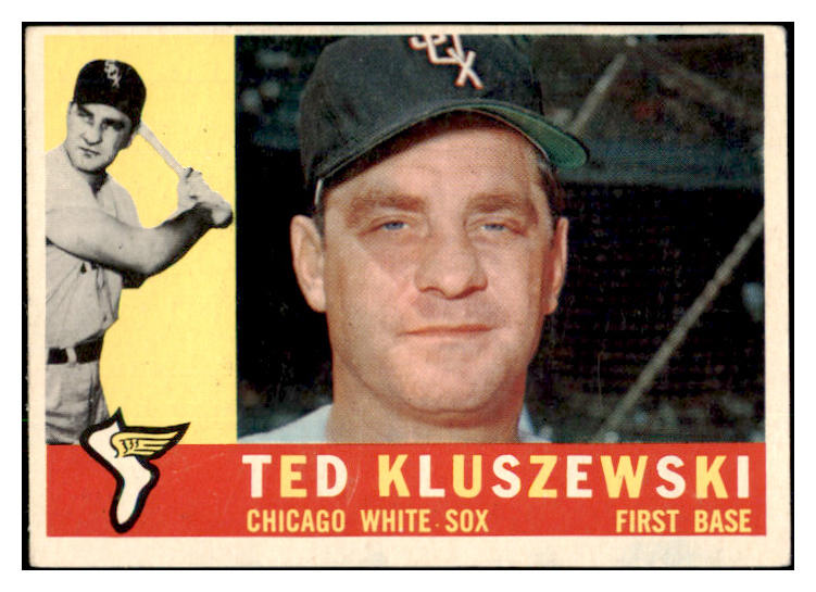 1960 Topps Baseball #505 Ted Kluszewski White Sox EX 525117