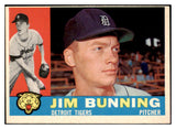 1960 Topps Baseball #502 Jim Bunning Tigers EX 525119