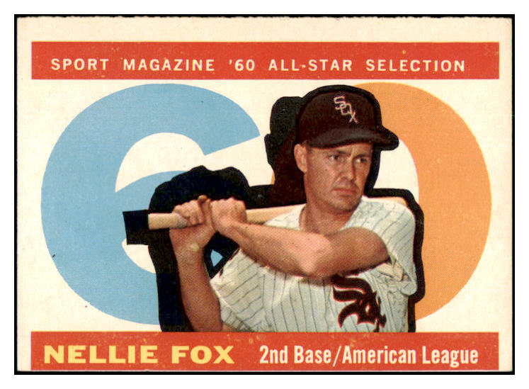 1960 Topps Baseball #555 Nellie Fox A.S. White Sox EX 525121