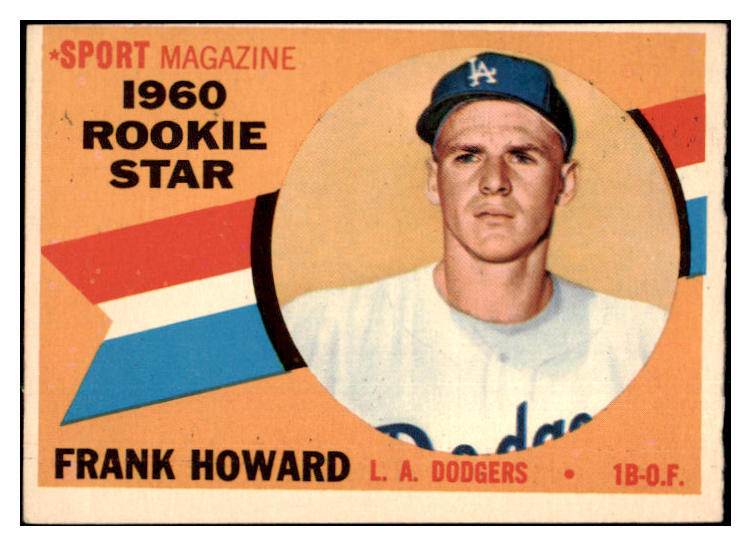 1960 Topps Baseball #132 Frank Howard Dodgers EX 525122