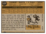 1960 Topps Baseball #509 Tommy Davis Dodgers VG-EX 525123