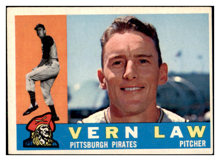 1960 Topps Baseball #453 Vern Law Pirates VG 525125