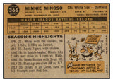 1960 Topps Baseball #365 Minnie Minoso White Sox VG-EX 525126