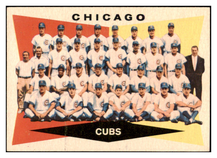 1960 Topps Baseball #513 Chicago Cubs Team VG 525128