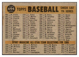 1960 Topps Baseball #494 Baltimore Orioles Team VG-EX 525130