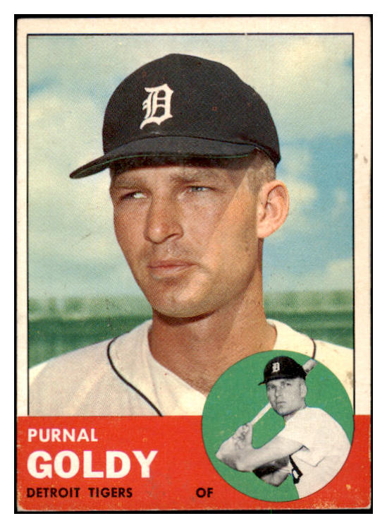 1963 Topps Baseball #516 Purnal Goldy Tigers VG-EX 525131