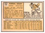 1963 Topps Baseball #516 Purnal Goldy Tigers VG-EX 525131