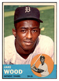 1963 Topps Baseball #453 Jake Wood Tigers VG-EX 525139