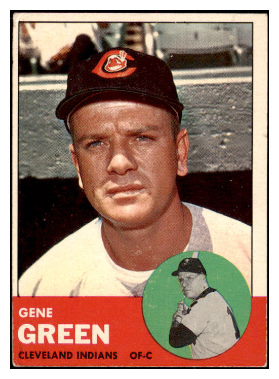 1963 Topps Baseball #506 Gene Green Indians VG-EX 525142