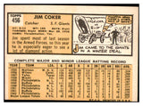 1963 Topps Baseball #456 Jim Coker Giants VG-EX 525145