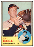 1963 Topps Baseball #547 Gus Bell Braves VG-EX 525146