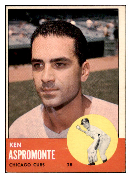 1963 Topps Baseball #464 Ken Aspromonte Cubs VG-EX 525147