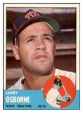 1963 Topps Baseball #514 Larry Osborne Senators EX 525150